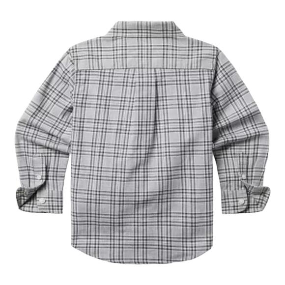 🆕 Janie & Jack NWT Classic Flannel Tartan Shirt. Size 5 - Picture 2 of 4